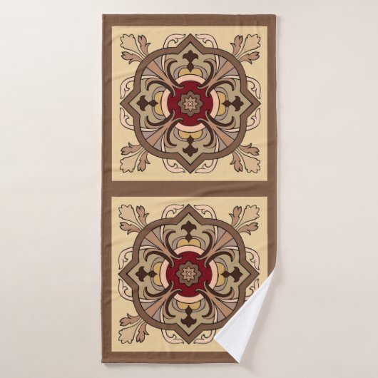 チョコレート ワイン バスタオル (バスタオル)