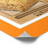 チョコレート~ヴィンテージホットチョコレートドリンク広告ポスター ポスター (角)