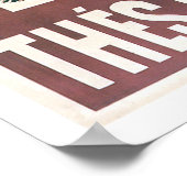 チョコレート~ヴィンテージホットチョコレート飲料Ad ポスター (角)