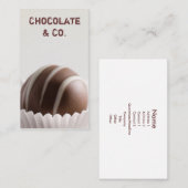 チョコレート 名刺 (正面/裏面)