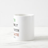 チョコレート、地球のみ コーヒーマグカップ (中央)