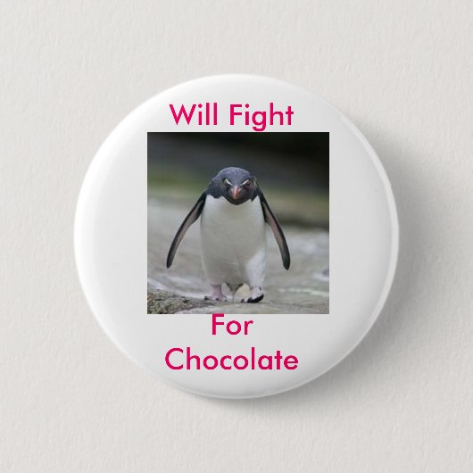 チョコレート 缶バッジ (正面)