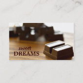 チョコレート-食品名刺 名刺 (裏面)
