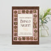 チョコレートBuncoのパーティーの文庫の招待状による死 招待状 (スタンド正面)