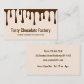 チョコレートConfectionerのテーマ 名刺 (正面/裏面)