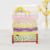 チョコレートNotecardの口やかましい感覚 カード (黄色い花)