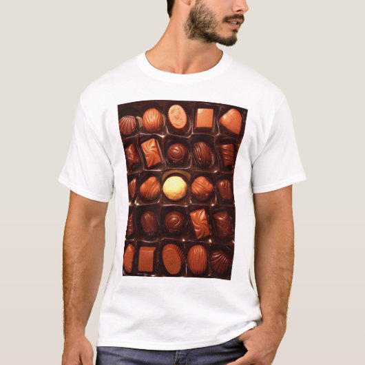 チョコレートTシャツの箱 Tシャツ (正面)