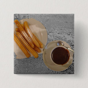 チョコレートy Churros 缶バッジ