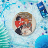 チョコレーフランスのトパーティースティインレンアート ペーパープレート (パーティー)