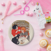チョコレーフランスのトパーティースティインレンアート ペーパープレート (パーティー)