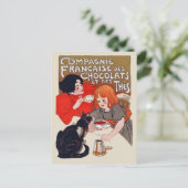 チョコレーフランスのトパーティースティインレンアート ポストカード (スタンド正面)