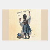 チョコレーフランスのトパーティースティインレンアート ラッピングペーパーシート (正面3)