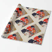 チョコレーフランスのトパーティースティインレンアート ラッピングペーパー (アンロールド)