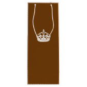 チョコレー保ト・ブラウンに穏やかな冠 ワインギフトバッグ (裏面)