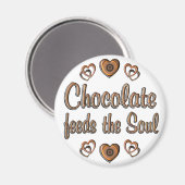 チョコレー食べ物を与えト・ザ・ソウル マグネット (正面/裏面)