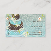 チョコレ結婚ートケーキ/ベーカリー/パティシセリ 名刺 (裏面)