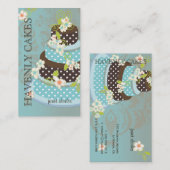 チョコレ結婚ートケーキ/ベーカリー/パティシセリ 名刺 (正面/裏面)