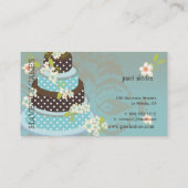 チョコレ結婚ートケーキ/ベーカリー/パティシセリ 名刺 (裏面)