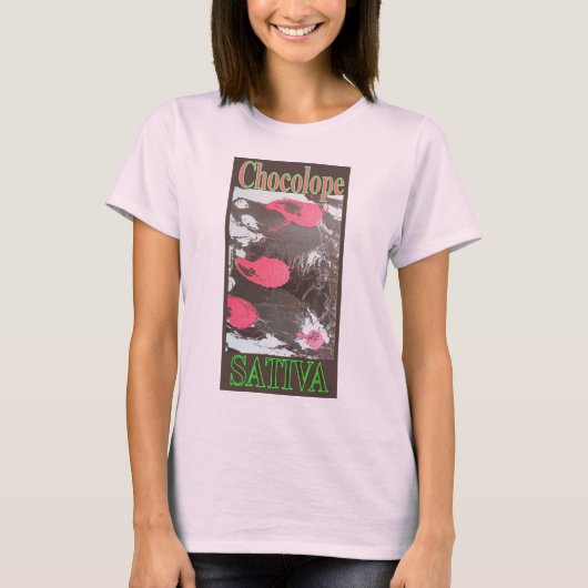 チョコロペ・サティバ Tシャツ (正面)