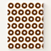 チョコ与えコに虹の散水を添える ノートブック (裏面)