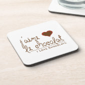 チョコ大好きフランスの! コースター (左側)