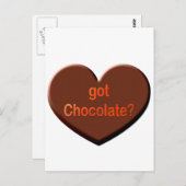 チョコ得ト？ ポストカード (正面/裏面)