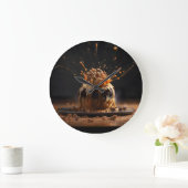 チョコ祝レート ラージ壁時計 (ホーム)