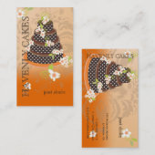 チョコ結婚ーズケーキ/ベーカリー/パティスリー 名刺 (正面/裏面)