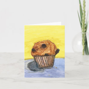 チョコ絵を描ートチップマフィンノートカード シーズンカード