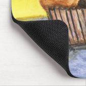 チョコ絵を描ートチップマフィンマウスパッド マウスパッド (コーナー)