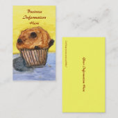 チョコ絵を描ートチップマフィン名刺 名刺 (正面/裏面)