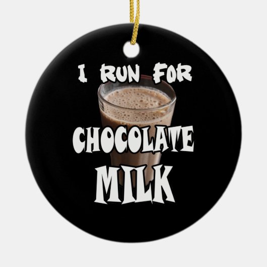 チョコ走ルミルク走の セラミックオーナメント (正面)