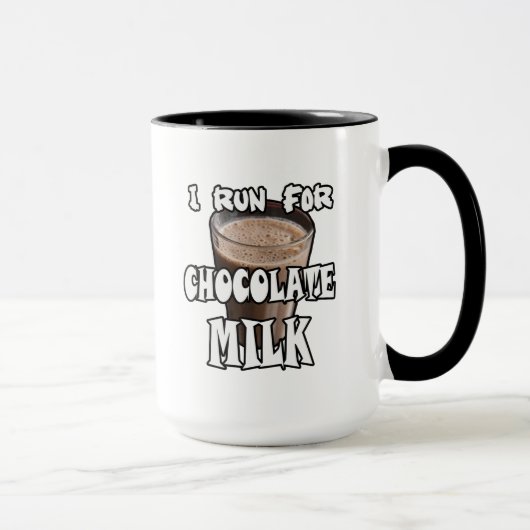 チョコ走ルミルク走の マグカップ (右)