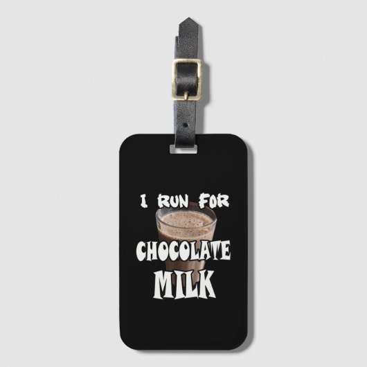 チョコ走ルミルク走の ラゲッジタグ (正面縦)