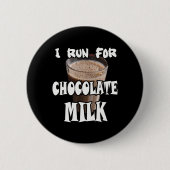 チョコ走ルミルク走の 缶バッジ (正面)