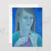 チョコ2011の女の子 ポストカード (正面/裏面)