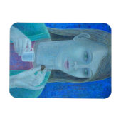 チョコ2011の女の子 マグネット (横)