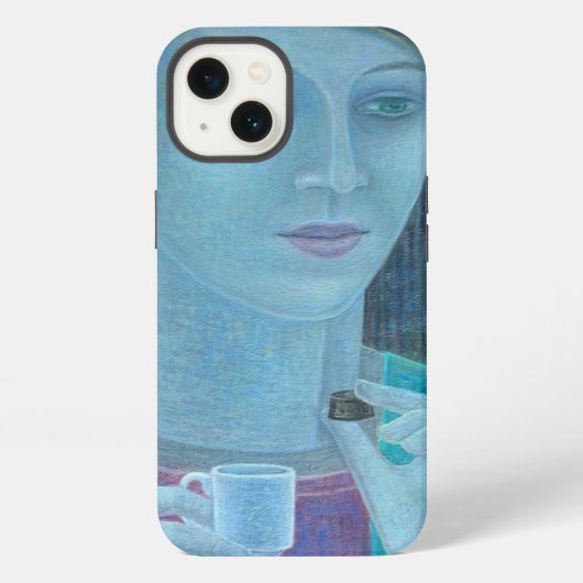チョコ2011の女の子 iPhoneケース (裏面)