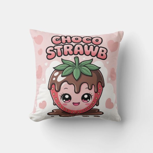 チョコ ストロベリー クッション (正面)