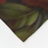 チョストボヴィンテージロシアのフローラルパターン フリースブランケット (角)