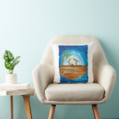 チョックのキッズアート – 地球の平和 クッション (椅子)