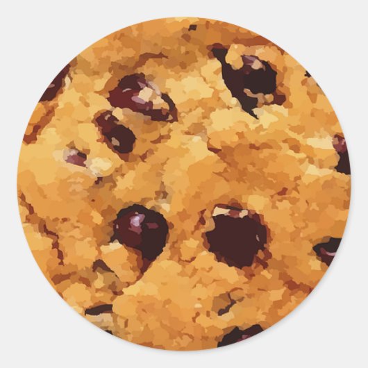 チョックチップクッキー ラウンドシール (正面)