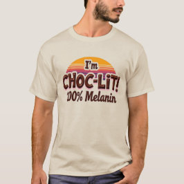 チョックライトメラニンTシャツ（チョコレートTシャツ） Tシャツ