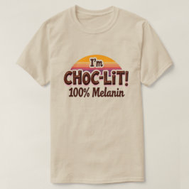 チョックライトメラニンTシャツ（チョコレートTシャツ） Tシャツ