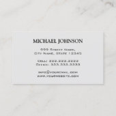 チョッパカスタムー | バイク | 自動二輪車修理 名刺 (裏面)