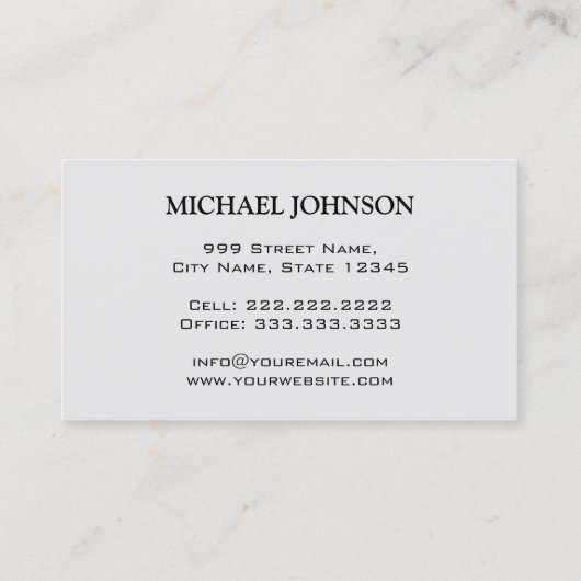 チョッパカスタムー | バイク | 自動二輪車修理 名刺 (裏面)