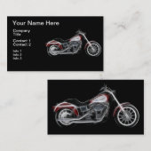 チョッパーのブタのヘビー級選手のオートバイ 名刺 (正面/裏面)