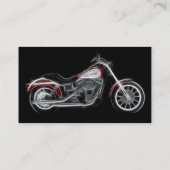チョッパーのブタのヘビー級選手のオートバイ 名刺 (裏面)
