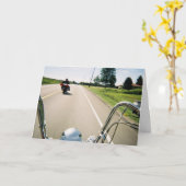 チョッパーのライダーグリーティングカード カード (黄色い花)