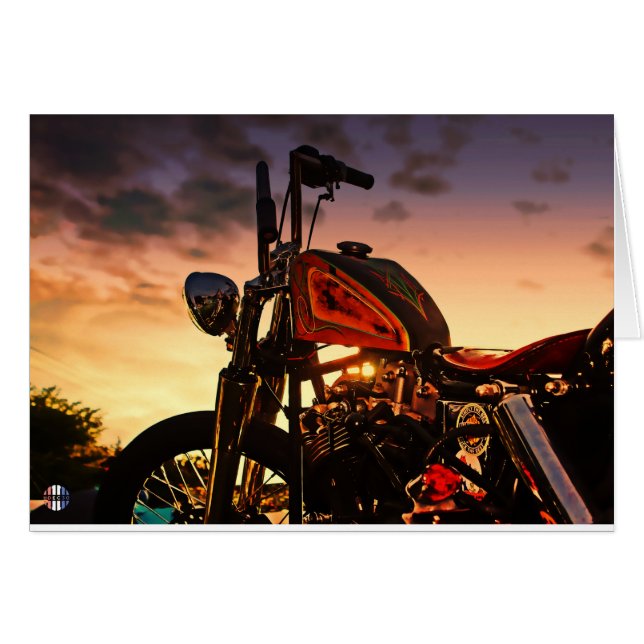 チョッパーの日没カード (正面横)